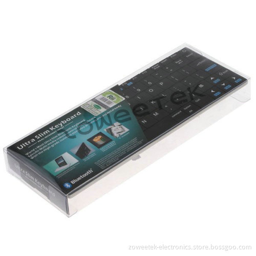Ultra Slim Stainless Steel Housing Mini Bluetooth Keyboard for TV Box